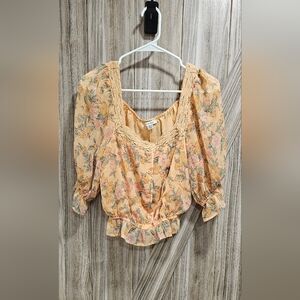 American Eagle Floral Blouse
